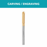 Dremel 9903HP 1/8" Max Life Tungsten Carbide Carving Bit for Engraving