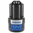 Dremel B815-01 12V 2 Ah Lithium Ion Replacement Battery for Cordless Rotary Tools