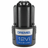 Dremel B815-01 12V 2 Ah Lithium Ion Replacement Battery for Cordless Rotary Tools