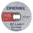 Dremel EZ409 1-1/2" Thin Cut, Cut-Off Wheels, 5 Pack