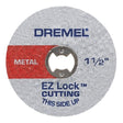 Dremel EZ456 1-1/2 In. EZ Lock Metal Wheel 5 Pack