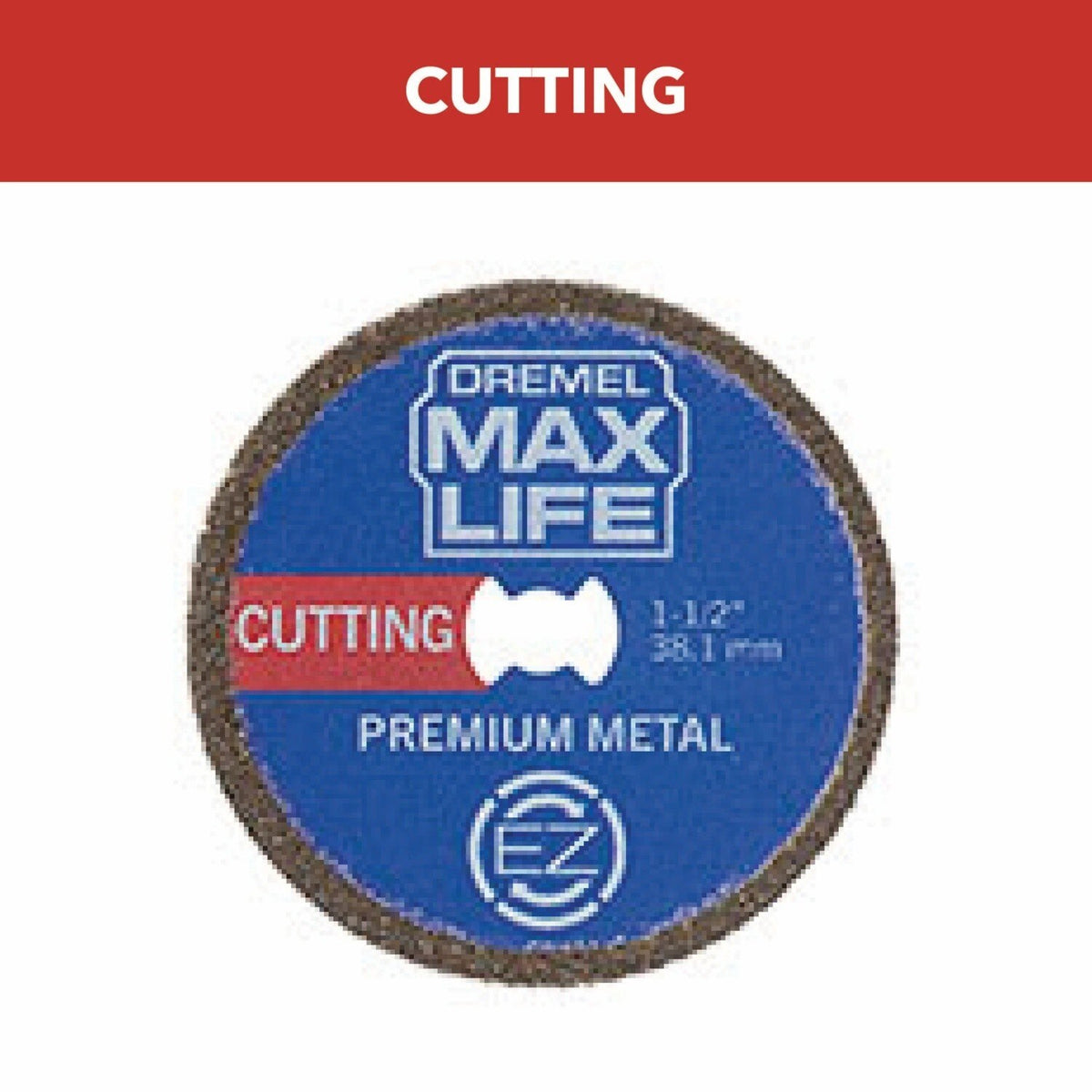 Dremel EZ506HP 1-1/2" Max Life EZ Lock Premium Metal Cutting Wheel with CBN Coating