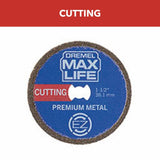 Dremel EZ506HP 1-1/2" Max Life EZ Lock Premium Metal Cutting Wheel with CBN Coating