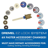 Dremel EZ506HP 1-1/2" Max Life EZ Lock Premium Metal Cutting Wheel with CBN Coating - 4