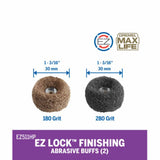 Dremel EZ511HP 180 & 280 Grit Finishing Abrasive Buff - 4