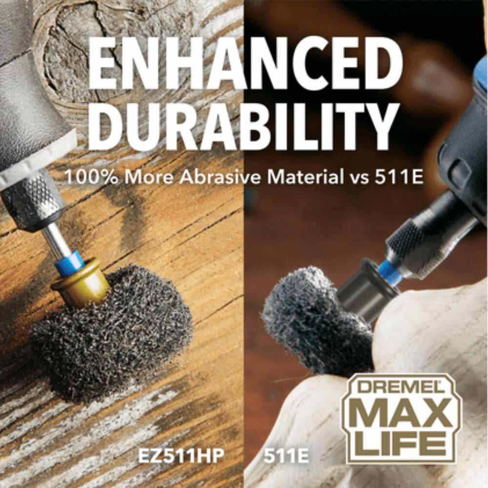 Dremel EZ511HP 180 & 280 Grit Finishing Abrasive Buff - 6