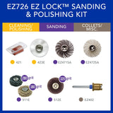 Dremel EZ726-01 EZ Lock 1" Sanding and Polishing Rotary Accessory Micro Kit (8 Pack) - 3