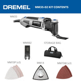 Dremel MM35-02 3.5 Amp Oscillating Multi Tool Kit with Variable Speed and Storage Bag - 2