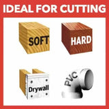 Dremel MM482BU-4 DUAL INTERFACE Bi-Metal Flush Cut 4PC Cutting Kit - 4