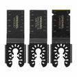 Dremel MM488BU 1.25" Universal Oscillating Multi-Tool Flush Cut Blade Variety Pack (3 Pack)