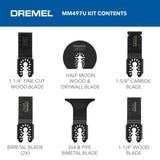 Dremel MM497U Universal Oscillating Blade Variety Set for Drywall Wood and Metal (7 Pack) - 2