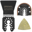 Dremel MM515U Tile Accessory Set with Grout Blade Flexible Scraper and Diamond Paper (3 Pack)