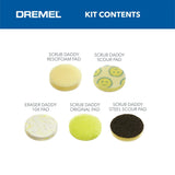Dremel PC360-5 Scrub Daddy Cleaning Pad Variety Pack for Versa Power Cleaning Tool (5 pack)