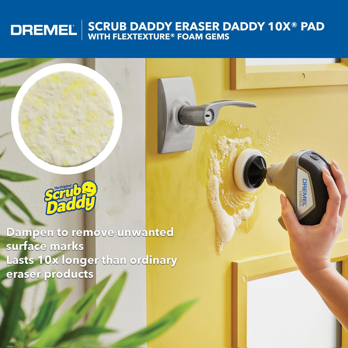 Dremel PC360-5 Scrub Daddy Cleaning Pad Variety Pack for Versa Power Cleaning Tool (5 pack) - 5