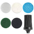Dremel PC500 2-1/2" Versa Accessory Cleaning Kit with 15 Pads and Corner Brush