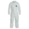 DuPont TYVEK 400 251-TY120S-3XL White Collared Disposable Coverall with Open Cuff 3XL (25 Pack)