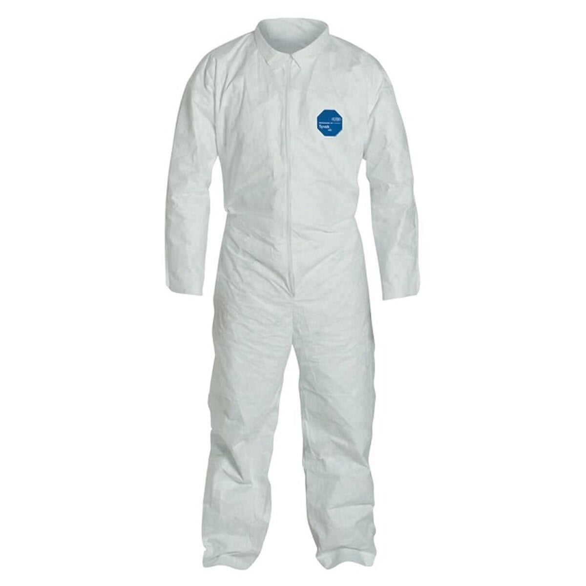 DuPont TYVEK 400 251-TY120S-3XL White Collared Disposable Coverall with Open Cuff 3XL (25 Pack)