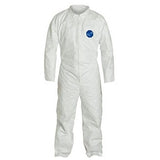 DuPont TYVEK 400 251-TY120S-3XL White Collared Disposable Coverall with Open Cuff 3XL (25 Pack) - 2