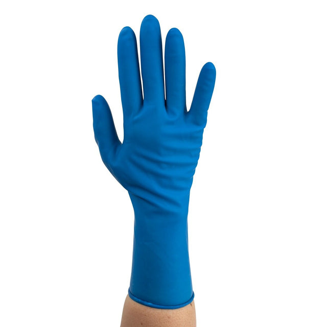 Dynarex 5048M 15 Mil Powder Free High Risk Latex Exam Gloves Medium (10 Boxes of 50)
