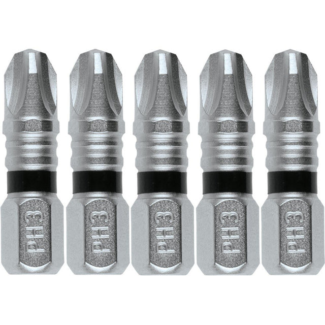Makita E-00561 Impact XPS #3 Phillips 1" Insert Bit, 5 Pack