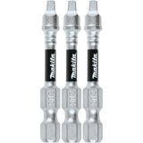 Makita E-00804 Impact XPS #2 Square 2" Power Bit, 3 Pack