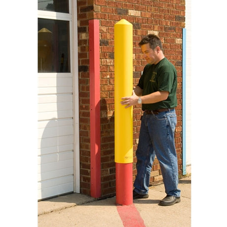 Eagle 1735 4" Bumper Post Sleeve-Smooth Sided-Yellow