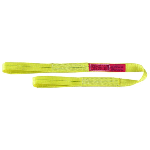 Lift All EE2603DFX10 2-Ply Polyester Web Sling Flat Eye & Eye, 3"x10'
