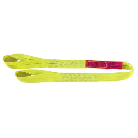 Lift All EE1802DTX6 1-Ply Polyester Web Sling Twisted Eye & Eye, 2"x6'