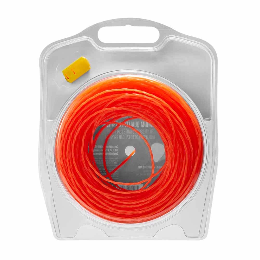 EGO AL2450S 0.095" Premium Quality Twist Line for EGO 15-Inch String Trimmer, Orange - 2