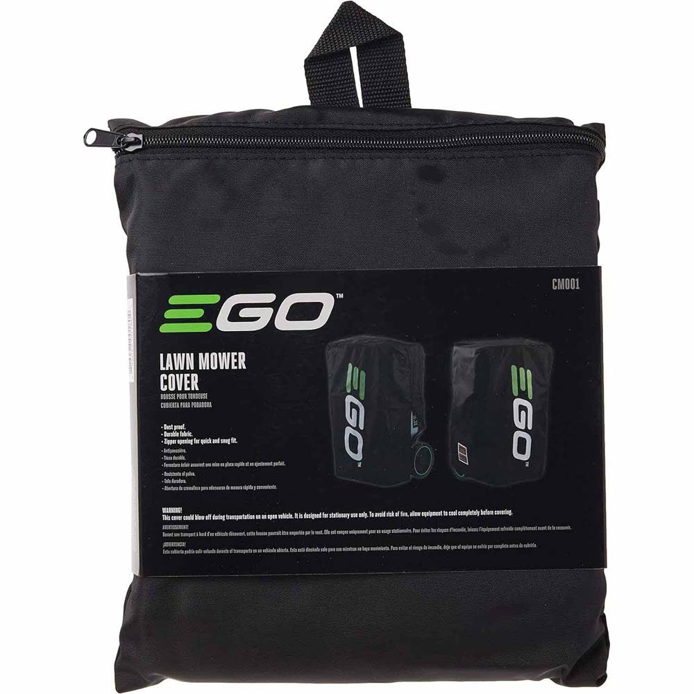 EGO CM001 Protect Against Dust, Dirt and Debris, Durable Fabric Cover for Walk-Behind Mower, Black - 2