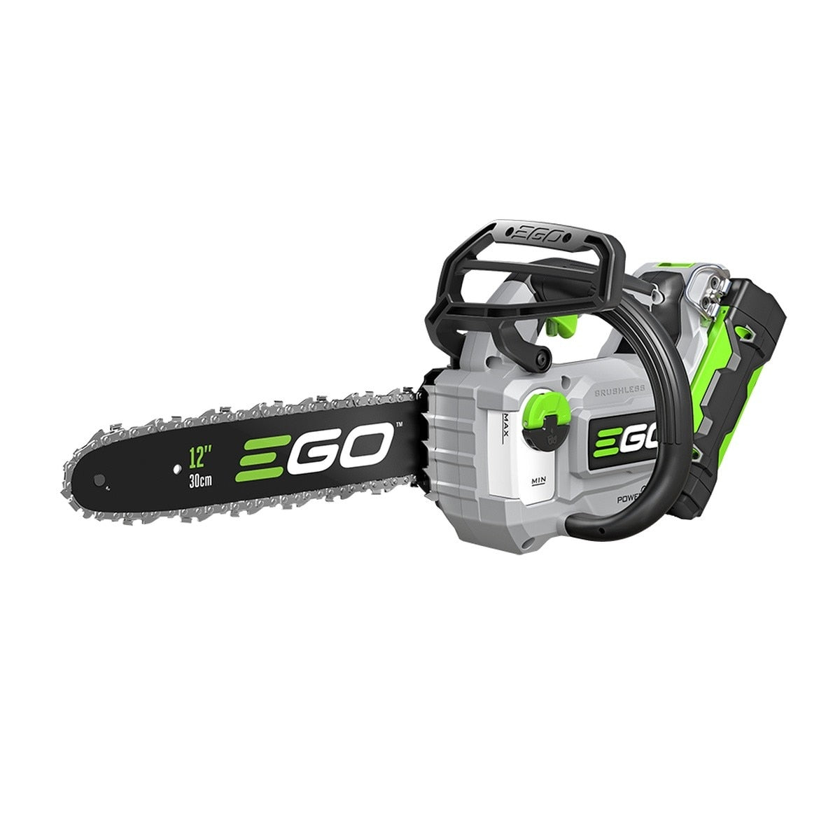 EGO CS1201 12 Inch Compact Cordless Chain Saw Kit with 2.5Ah Battery and Charger