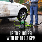 EGO HPW2100 2100 PSI 1.2 GPM 56V Cordless Compact Pressure Washer Bare Tool (1 Each) - 2