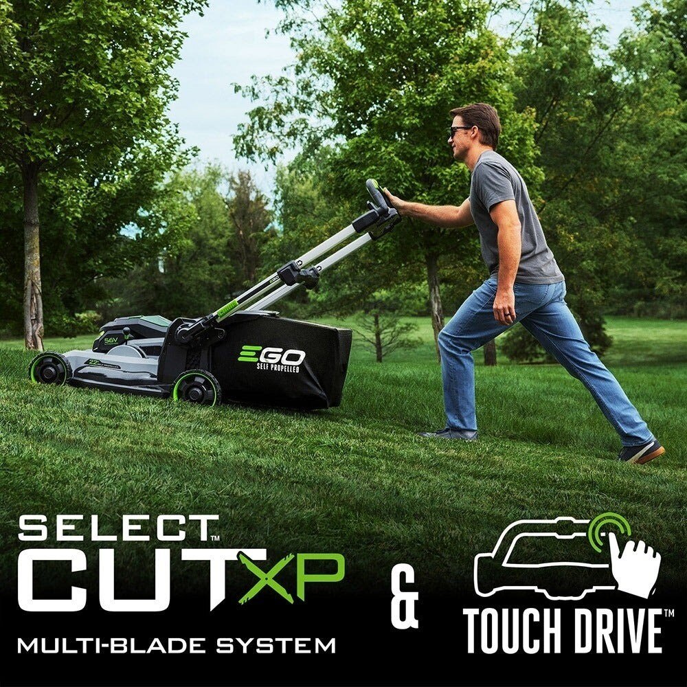 EGO LM2244SP-2 POWER+ 1000 Series Mower 22" Super Comp Deck Self-Propelled Two Battery and Charger - 2
