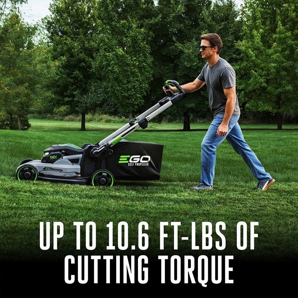 EGO LM2244SP-2 POWER+ 1000 Series Mower 22" Super Comp Deck Self-Propelled Two Battery and Charger - 9