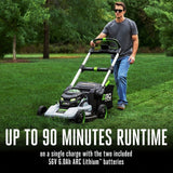 EGO LM2244SP-2 POWER+ 1000 Series Mower 22" Super Comp Deck Self-Propelled Two Battery and Charger - 10