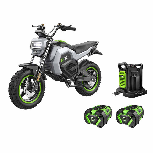 EGO MB1005-2 POWER+ Mini Bike with 2 x 7.5Ah Batteries and Dual Port Charger