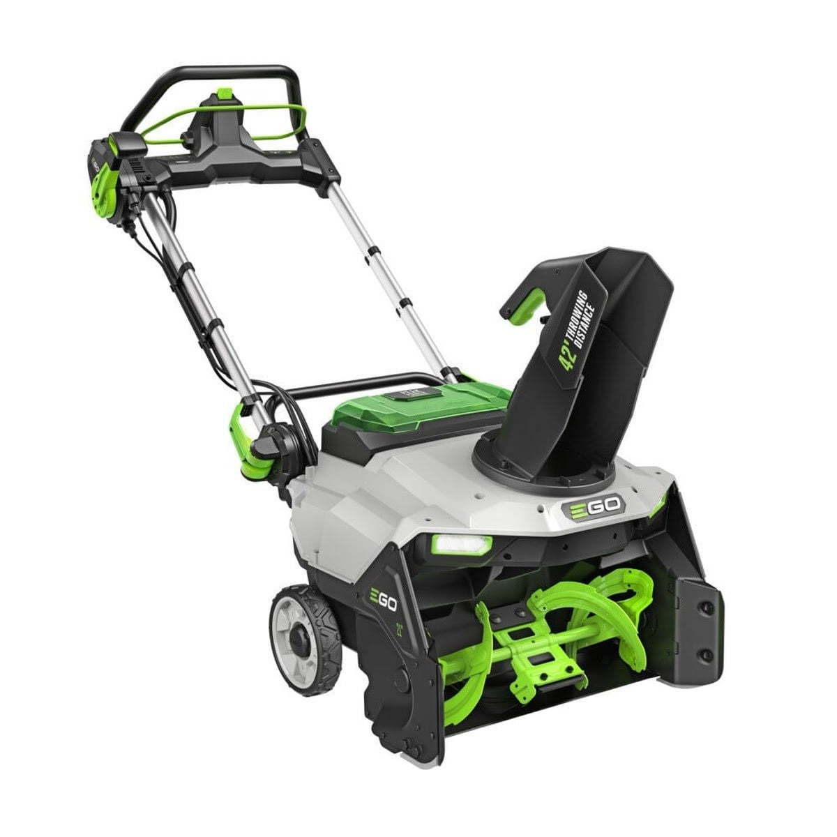 EGO SNT2124 21 in. Single-Stage Dual-Port Snow Blower Kit with Steel Auger (2 6.0Ah Batteries, 550W Charger) - 2