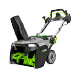 EGO SNT2134 POWER+ 21 in. Single-Stage Snow Blower Peak Power Kit with Heated Grips (2 6.0Ah Batteries, Dual Port Charger)