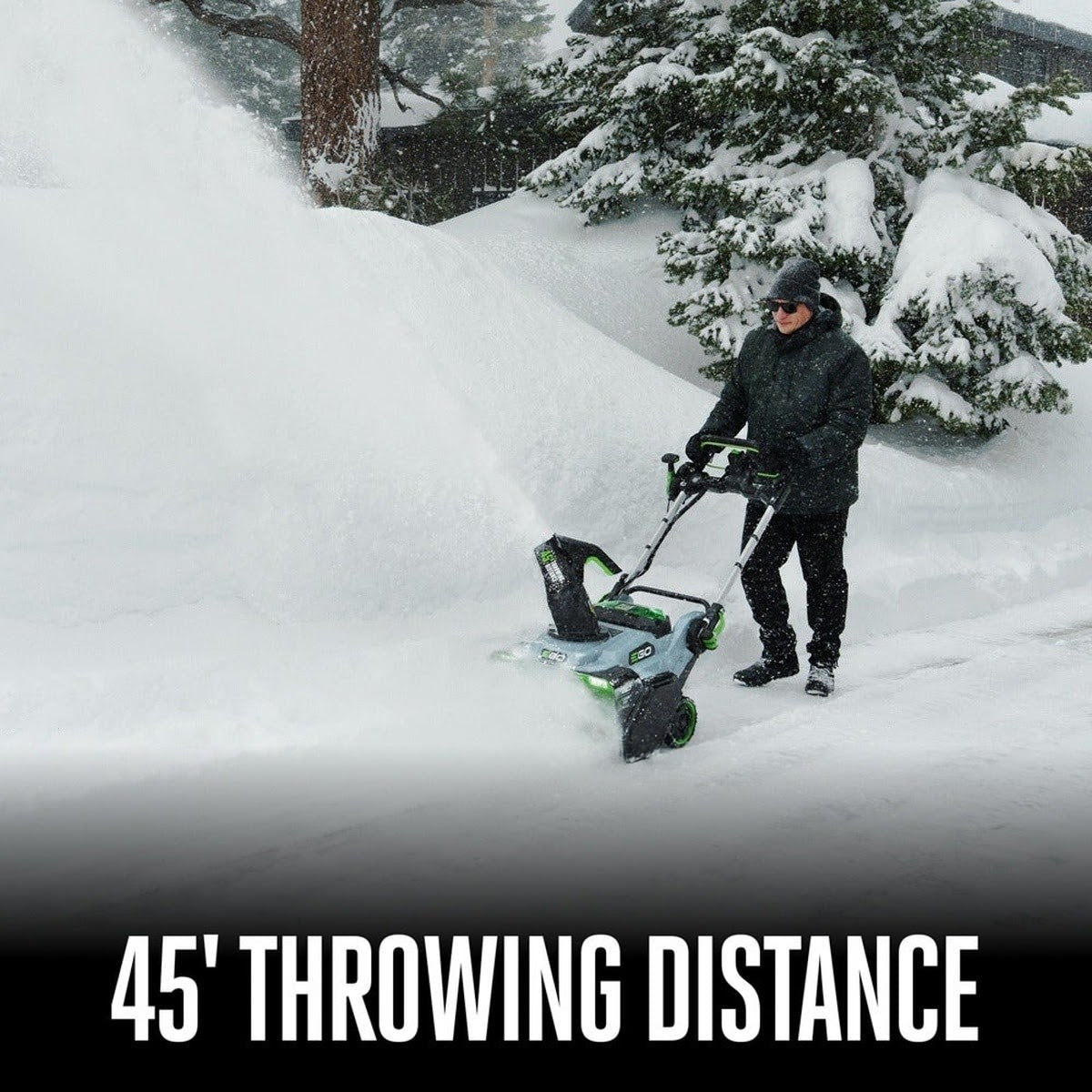 EGO SNT2134 POWER+ 21 in. Single-Stage Snow Blower Peak Power Kit with Heated Grips (2 6.0Ah Batteries, Dual Port Charger) - 4
