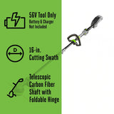 EGO ST1610T 56V 16 in POWERLOAD String Trimmer with Telescopic Carbon Fiber Shaft Bare Tool (1 Each) - 2