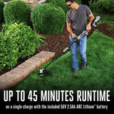 EGO ST1611T POWER+ 16" POWERLOAD String Trimmer with Carbon Fiber Shaft with Battery and Charger - 4