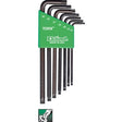 Eklind 10707 Eklind 7 pc Long Series Security Torx L-Key Set with Holder, T10 - T40