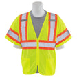 ERB Safety 62150 Class 3 Hi Viz Lime Mesh Safety Vest