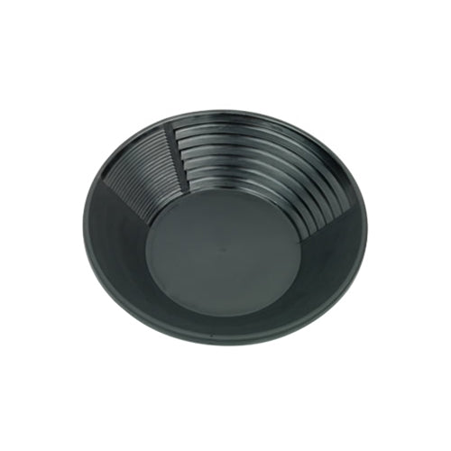 EstWing BP-12 12" Black plastic gold pan 6 oz