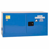 Eagle ADDCRAX 15 Gallon 2 Door, 1 Shelf, Manual Close, Metal Acid and Corrosive Safety Cabinet, 2 Door, Blue