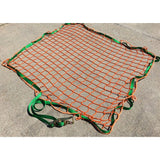 Eagle IND. SLN-6 6'7" x 6'7" Skylight Safety Net, Bright Orange - 4