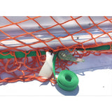 Eagle IND. SLN-6 6'7" x 6'7" Skylight Safety Net, Bright Orange - 6