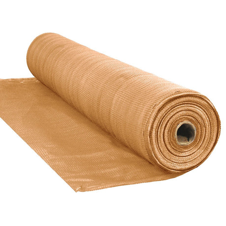 Eagle Industries DN-10150-TAN-FR 10' x 150' Tan FR Debris Netting Roll for Scaffolding Enclosures