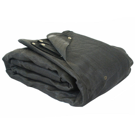 Eagle Industries MT-2030-BLK-FR 20' x 30' Flame Retardant Mesh Debris Tarp Black