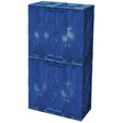 Eagle M48CRA 48 Gallon Poly Acid Corrosive Cabinet 8 Shelves Blue (1 Cabinet)